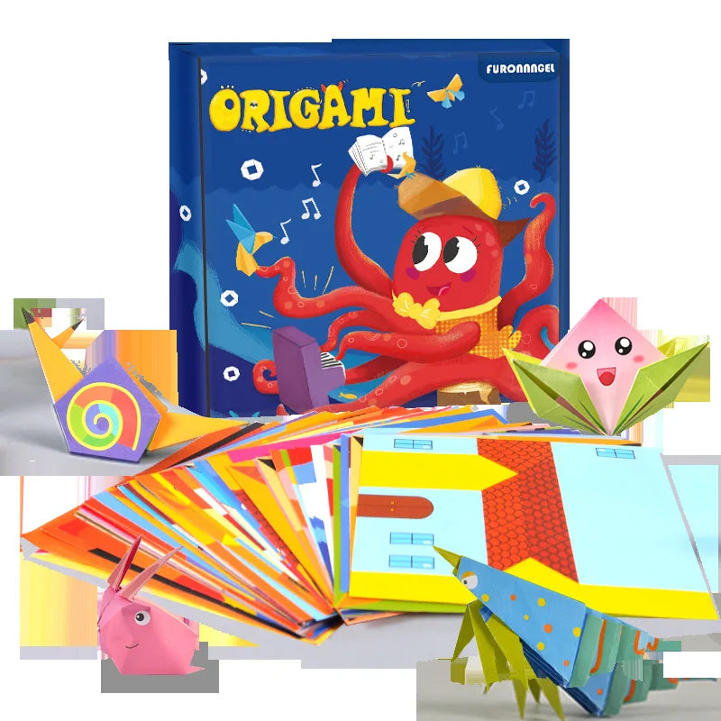 Recorta y crea: libro de manualidades de origami y animales para niños