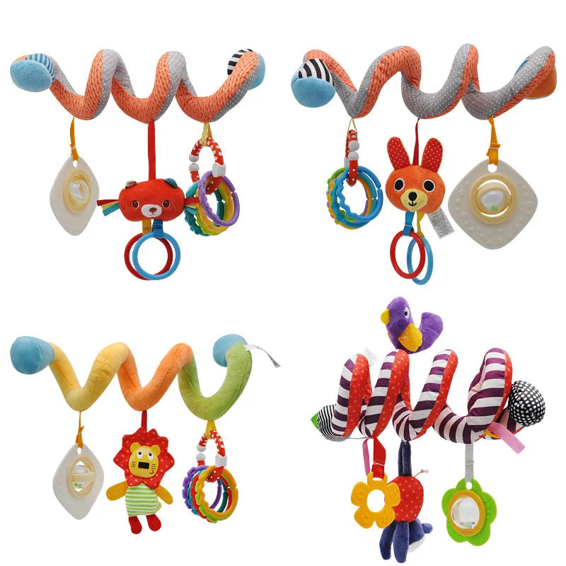 WhirlWonders: Juguete de peluche en espiral para bebés