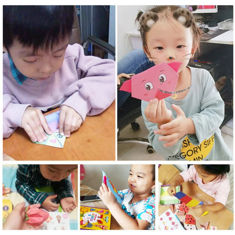 Recorta y crea: libro de manualidades de origami y animales para niños