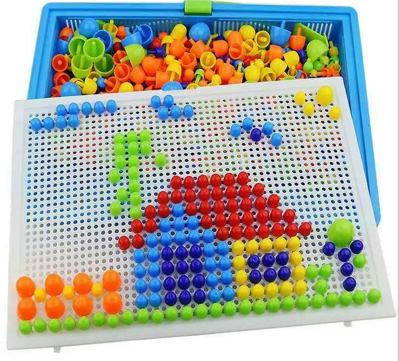 CoguCraft: Kit creativo de arte con clavijas para pequeños constructores