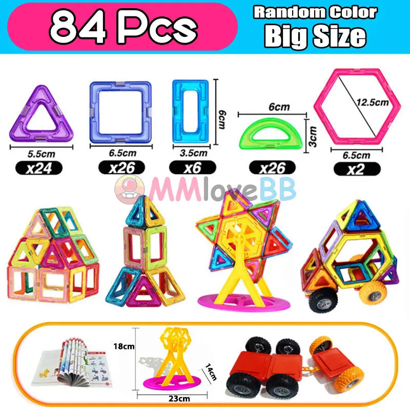 Magnet Master: Mega Block Set para jóvenes constructores