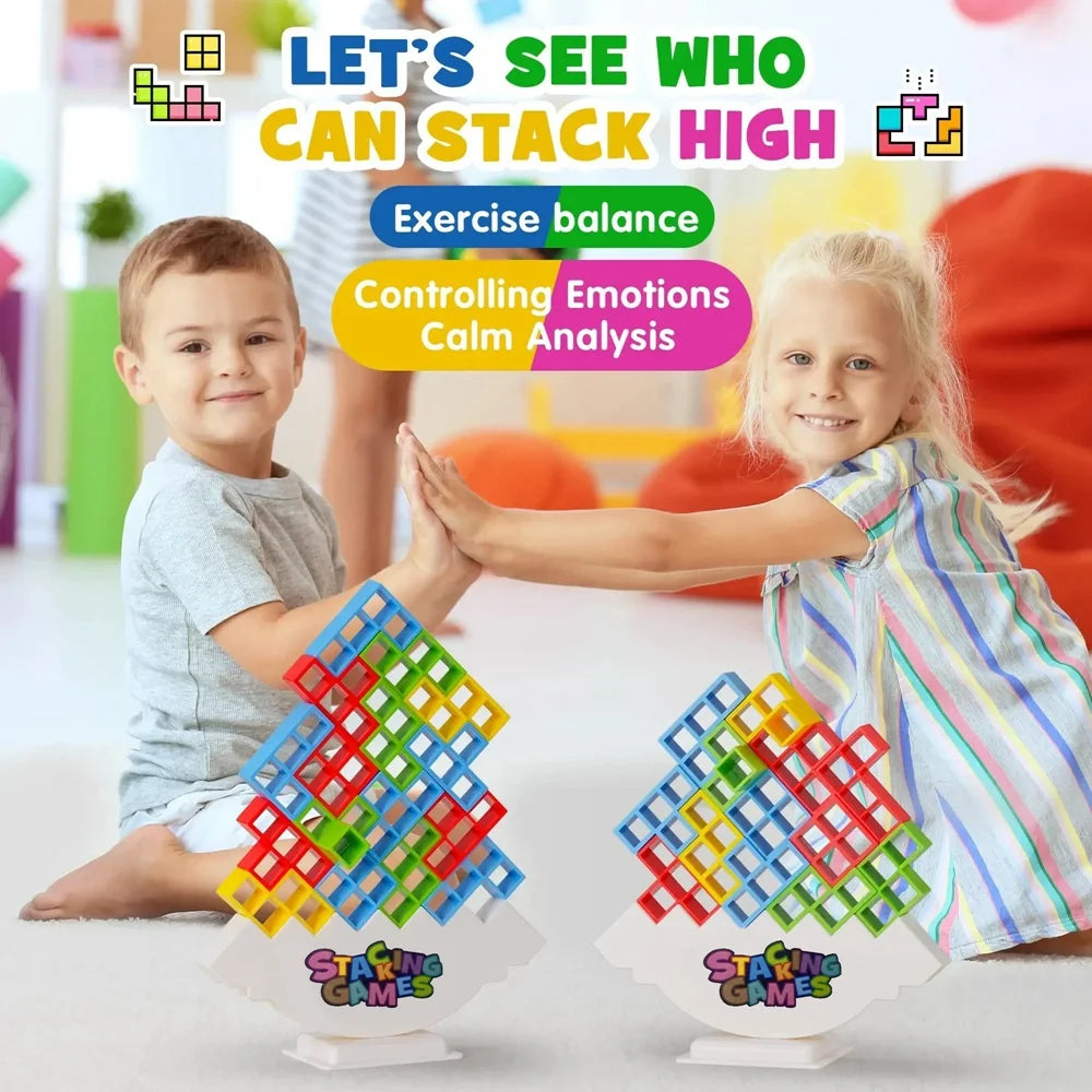Tetra Tower Challenge: un juego de equilibrio con bloques