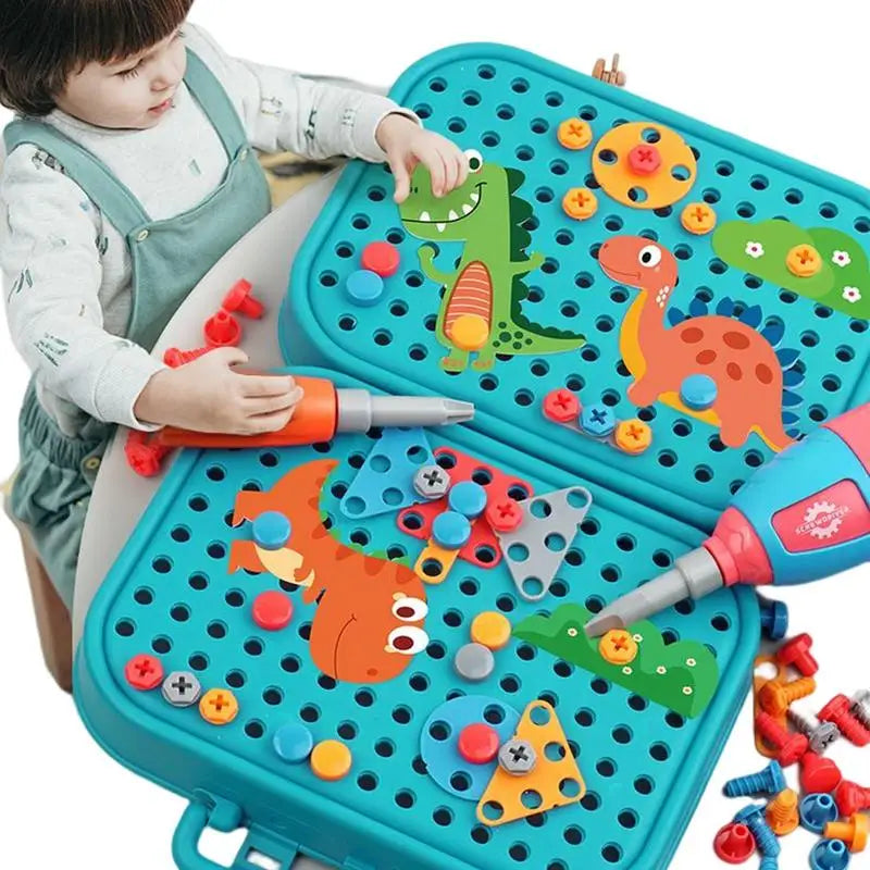 Maestro constructor: kit de montaje y perforación para niños