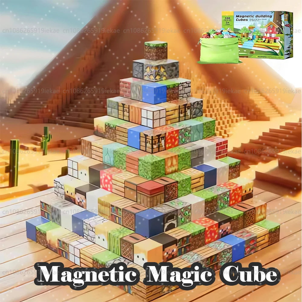 Magnetopia: Mini set de construcción de mundos STEM