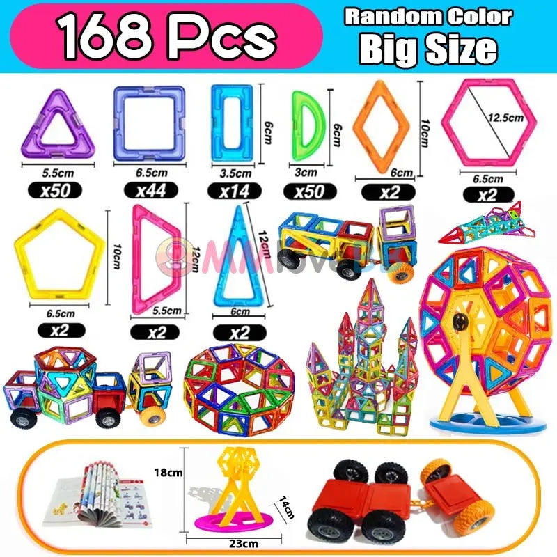 Magnet Master: Mega Block Set para jóvenes constructores