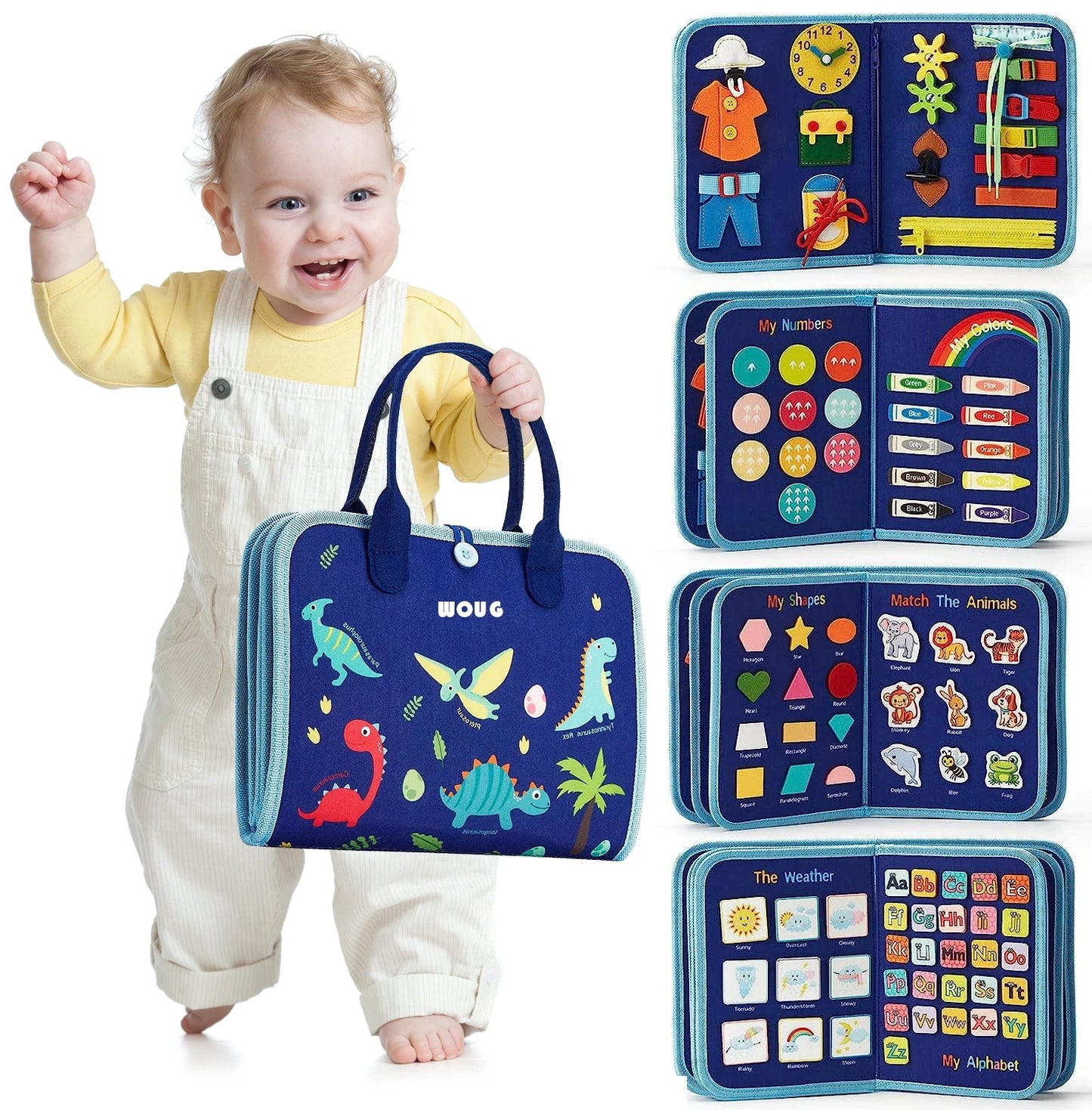 ExplorerPad: tablero de viaje Montessori para niños pequeños