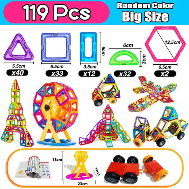 Magnet Master: Mega Block Set para jóvenes constructores