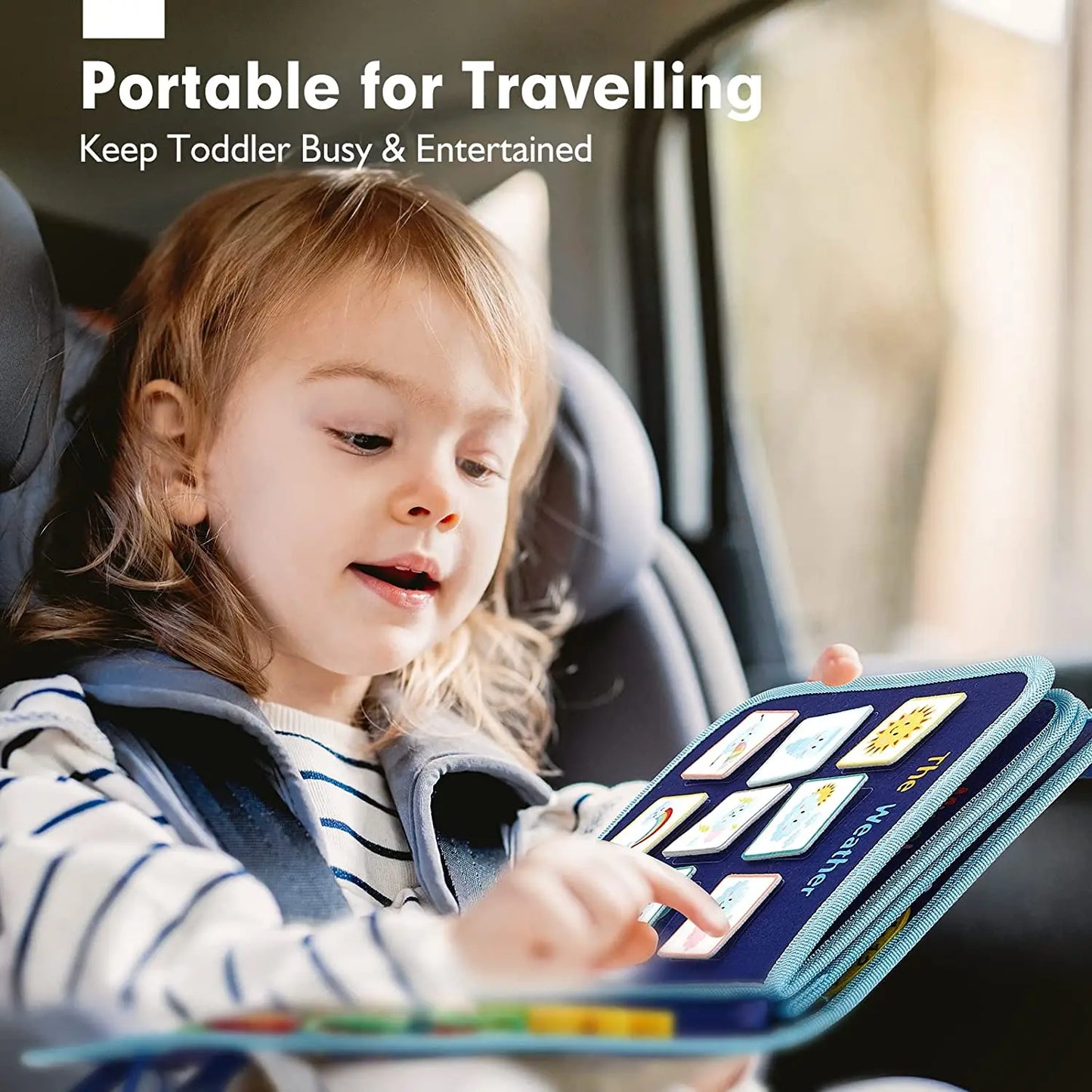 ExplorerPad: tablero de viaje Montessori para niños pequeños