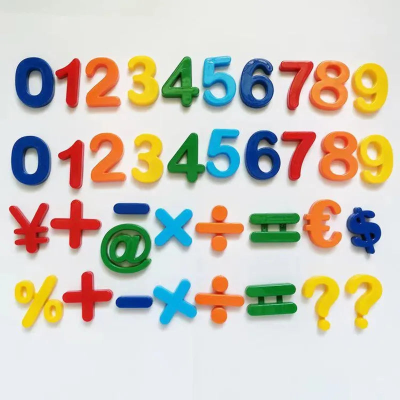 Aprendizaje magnético divertido: alfabeto, números y formas para niños