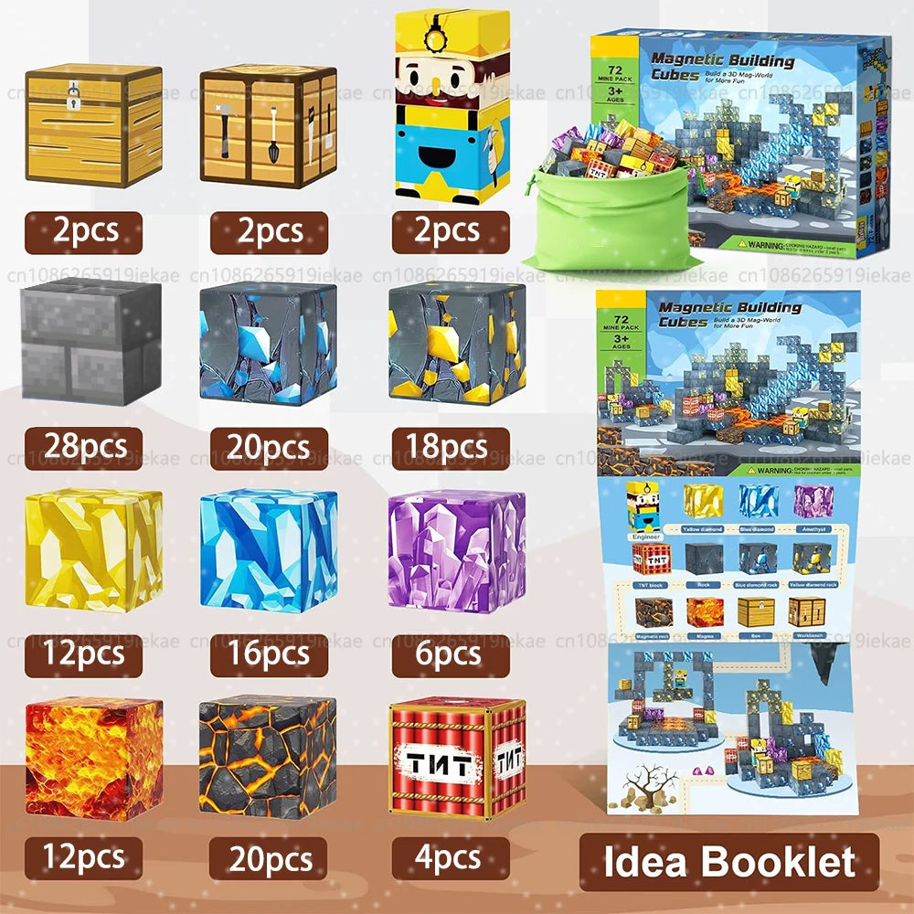 Magnetopia: Mini set de construcción de mundos STEM