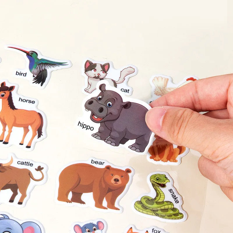 StickerStory: Libro de pegatinas reutilizables para niños