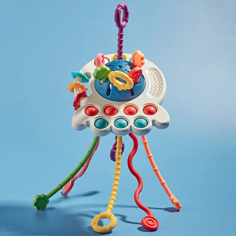 Cordas sensoriais Montessori: aventura tátil do bebê