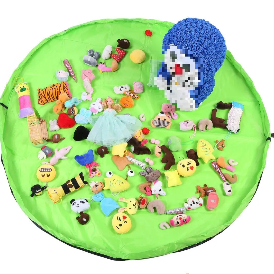 PlayBag Express: Bolsa para guardar juguetes y tapete de juego 2 en 1 para bloques de construcción