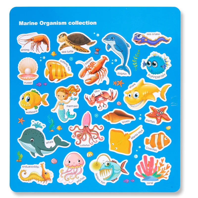 StickerStory: Libro de pegatinas reutilizables para niños
