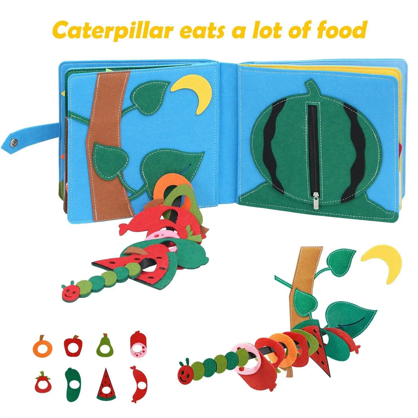 Livro Montessori Felt Discovery: Aventuras Sensoriais