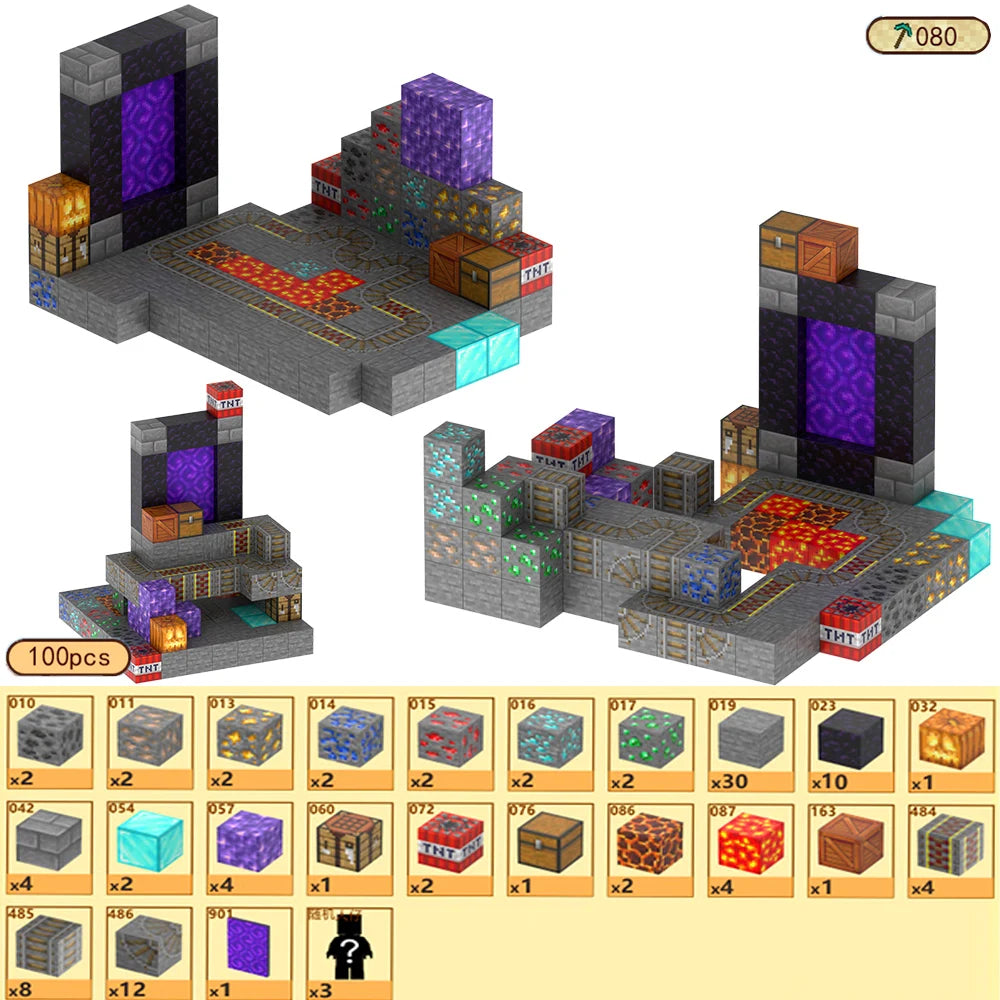 Magnetopia: Mini set de construcción de mundos STEM