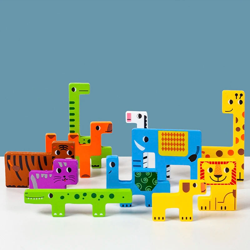 Montessori Critter Commute: temas de aventuras en madera para niños