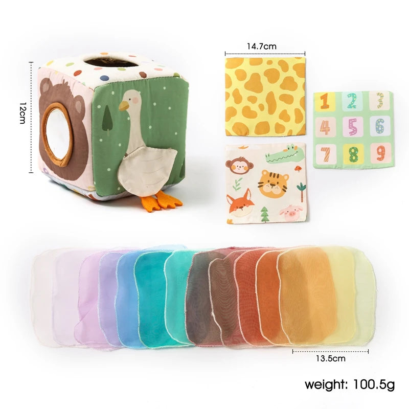 Tesouro de Tecido: Caixa Sensorial Montessori para Mãozinhas Curiosas