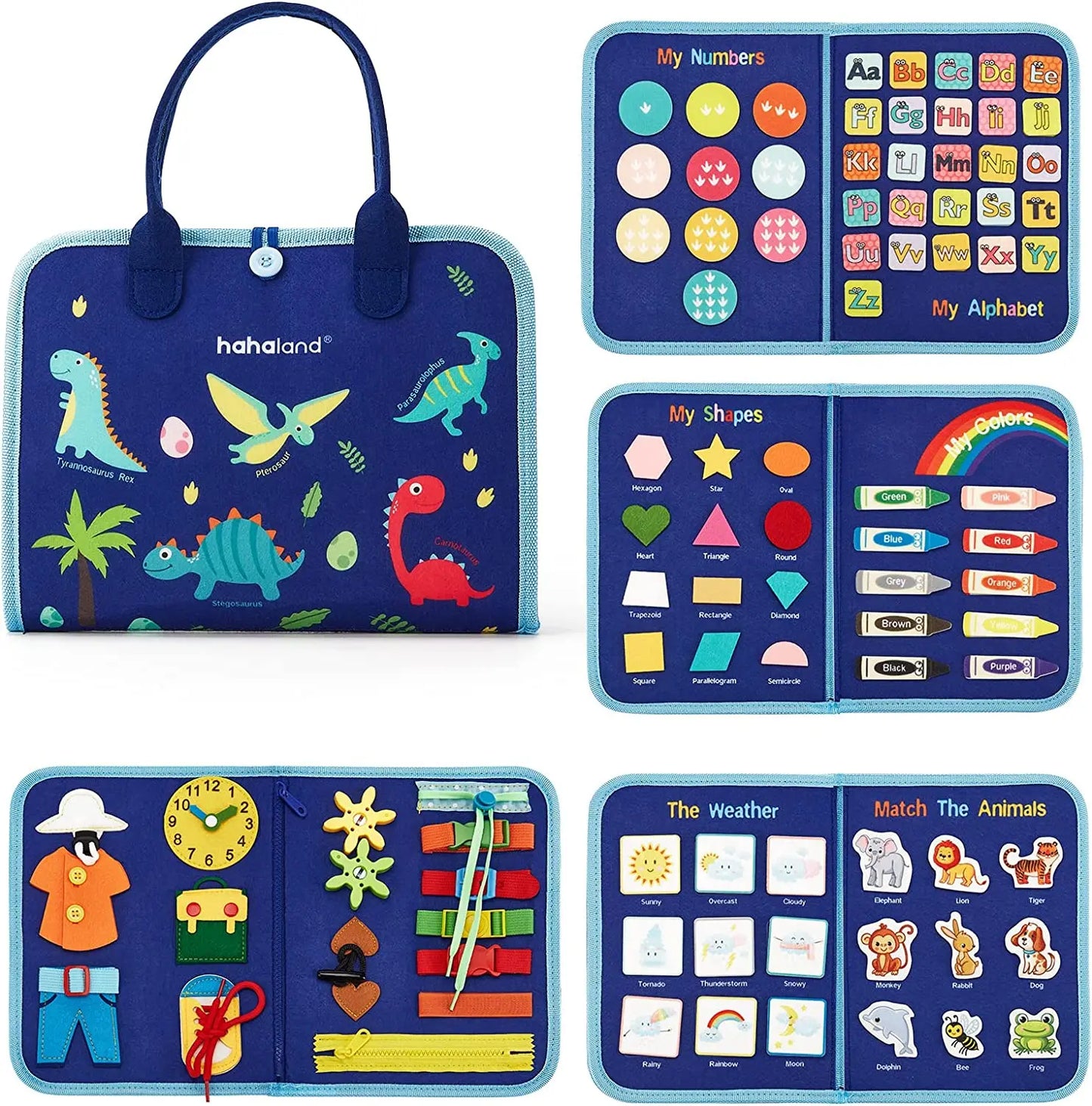 ExplorerPad: tablero de viaje Montessori para niños pequeños
