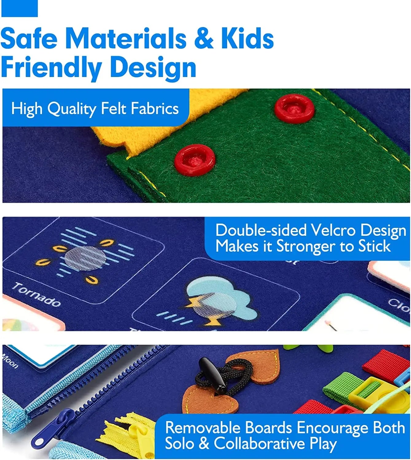 ExplorerPad: tablero de viaje Montessori para niños pequeños