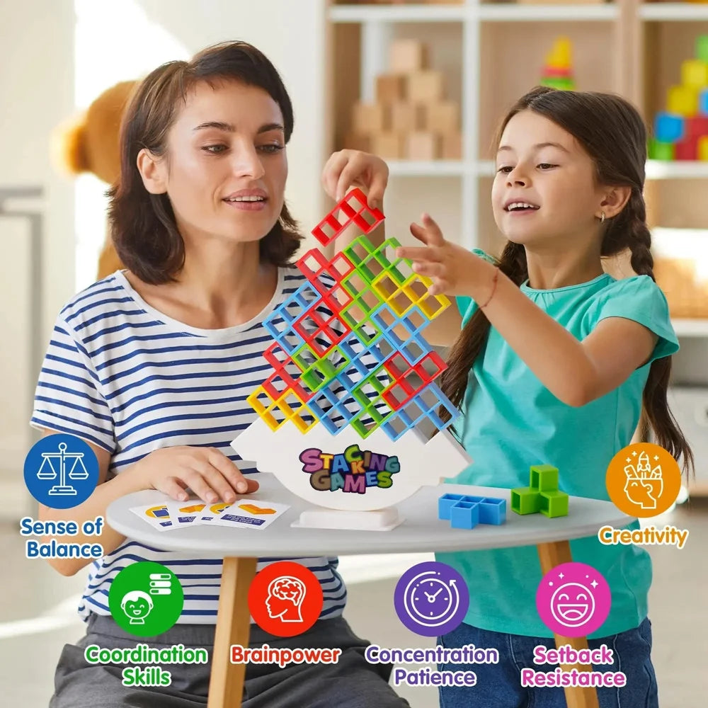 Tetra Tower Challenge: un juego de equilibrio con bloques