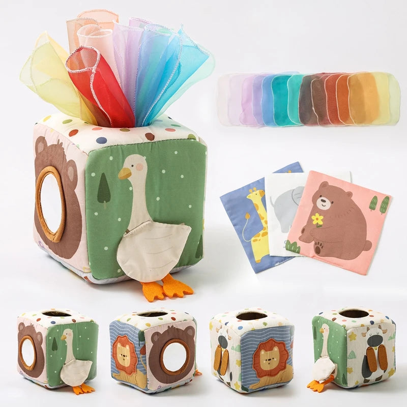 Tesouro de Tecido: Caixa Sensorial Montessori para Mãozinhas Curiosas