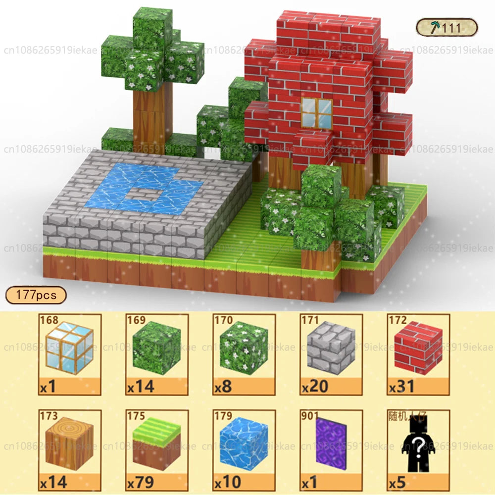 Magnetopia: Mini set de construcción de mundos STEM