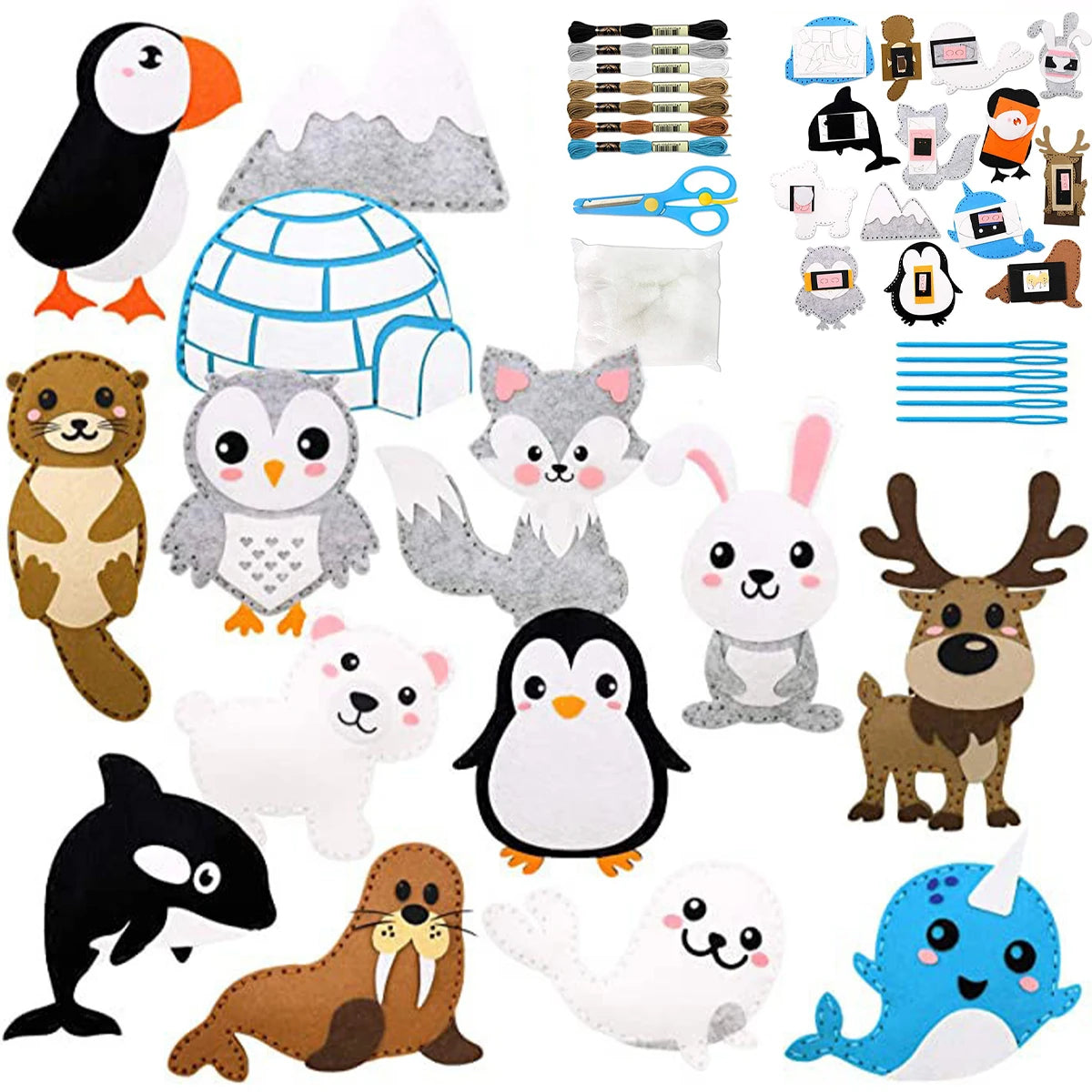 Stitch & Snuggles: Kit de costura para principiantes para niños