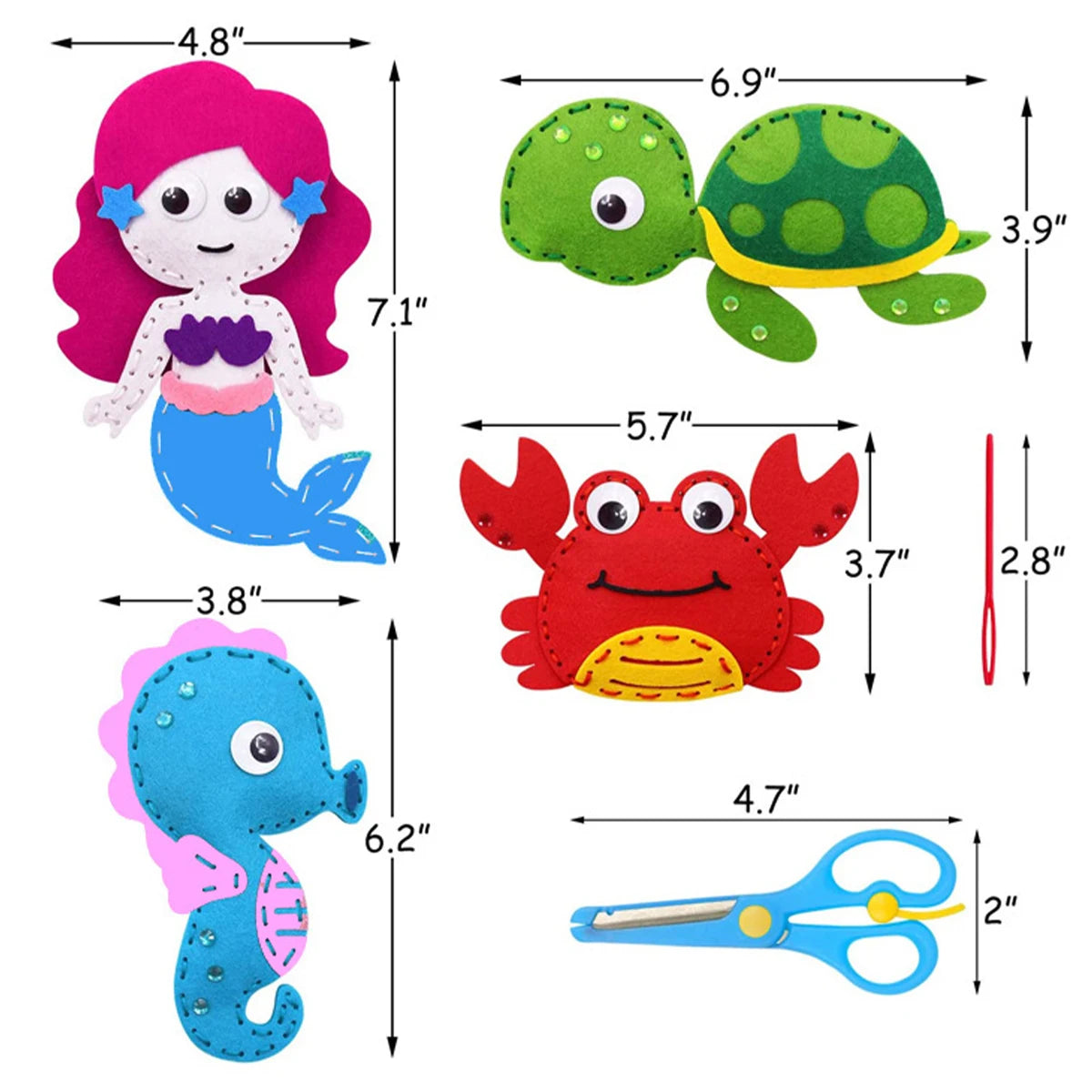 Stitch & Snuggles: Kit de costura para principiantes para niños