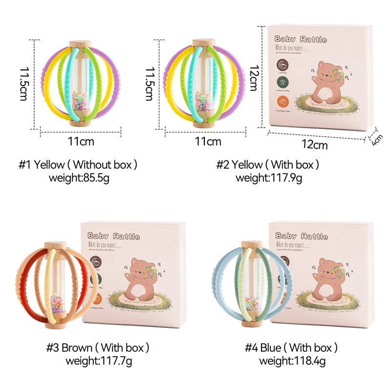 RainyRattle: Sensory Play & Teething Companion