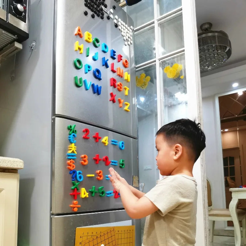 Aprendizaje magnético divertido: alfabeto, números y formas para niños