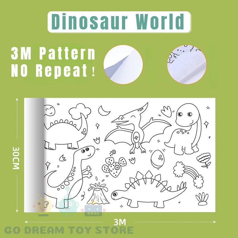 ColourScroll: Rollo gigante de dibujo DIY para pequeños artistas