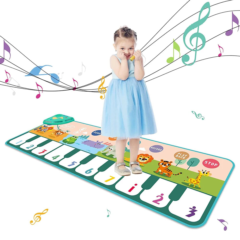 Jungle Jams: tapete de piano con sonidos de animales o instrumentos musicales para niños