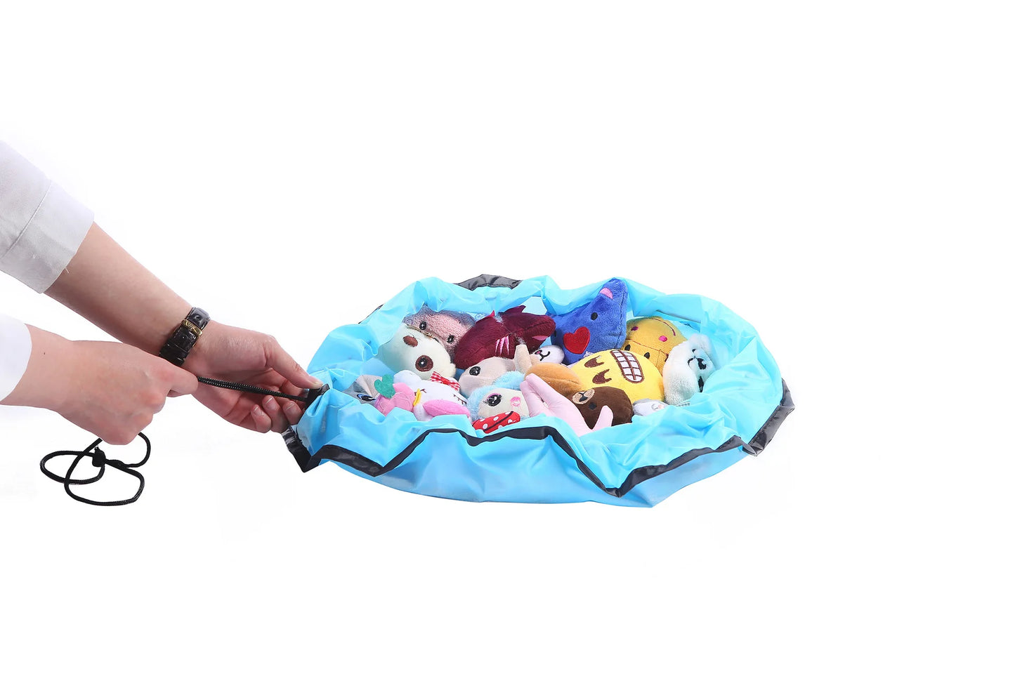 PlayBag Express: Bolsa para guardar juguetes y tapete de juego 2 en 1 para bloques de construcción