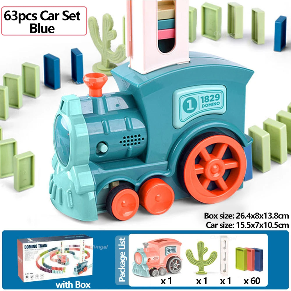 Domino Express: Constructor de pistas colorido para niños