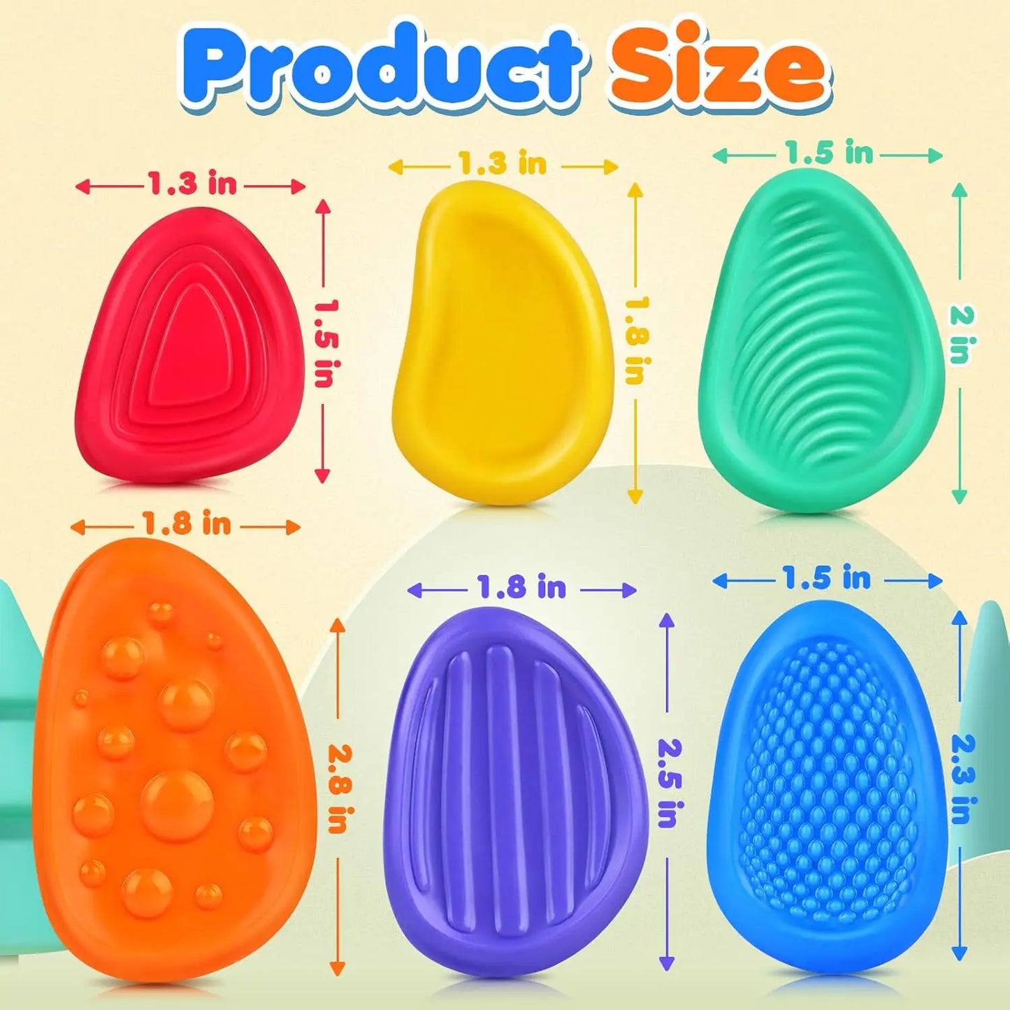CalmStones: Set de juguetes sensoriales para concentrarse y relajarse
