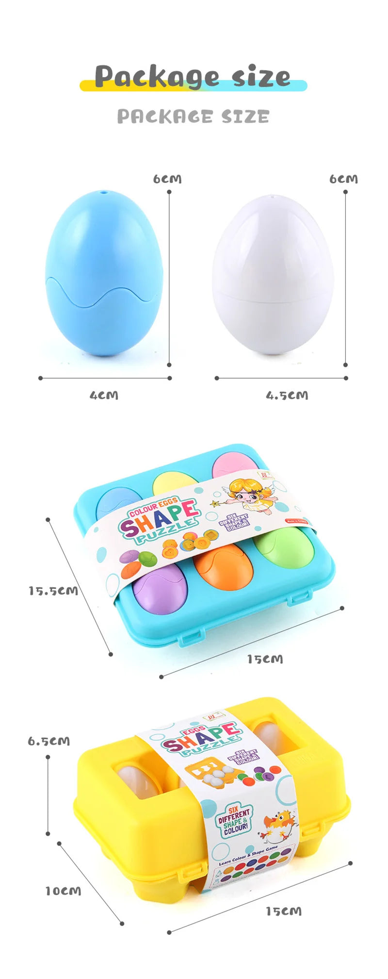 Eggsperience 3D: rompecabezas Montessori para niños