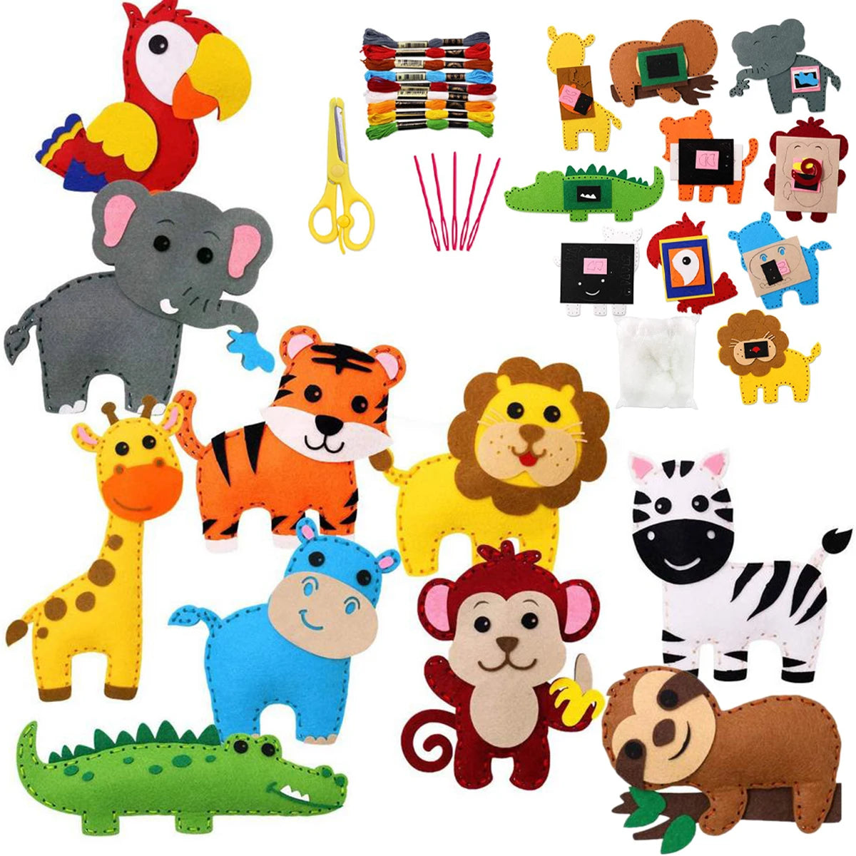 Stitch & Snuggles: Kit de costura para principiantes para niños