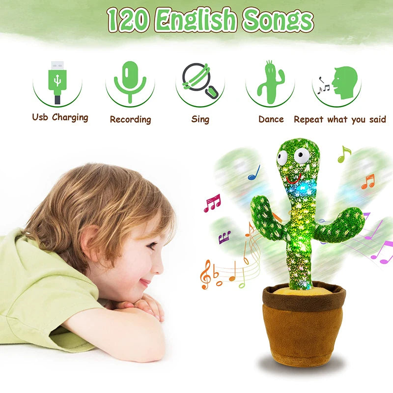 Cactus Chatter: peluche interactivo que baila y habla