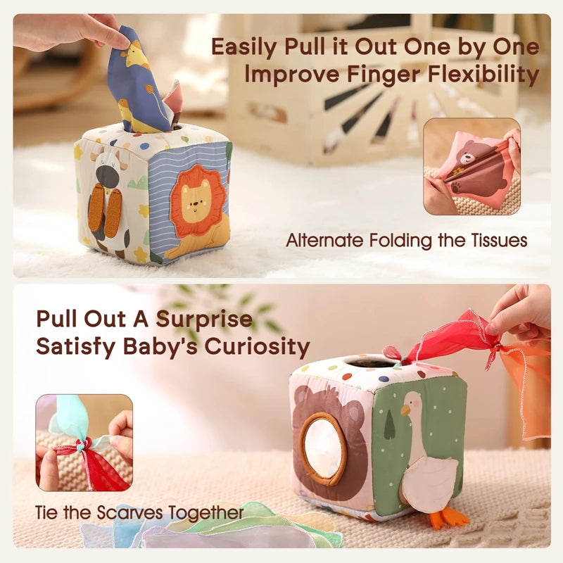 Tesouro de Tecido: Caixa Sensorial Montessori para Mãozinhas Curiosas
