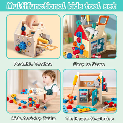 Taller MiniFix: Caja de herramientas de madera para pequeños constructores 