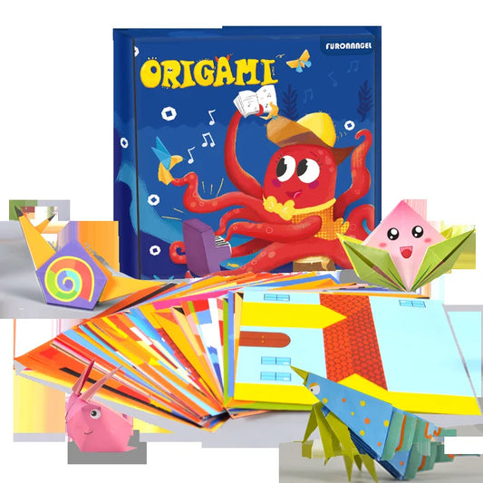 Recorta y crea: libro de manualidades de origami y animales para niños