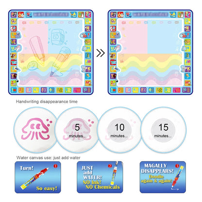 AquaDoodle Magic: Creative Water Art Mat