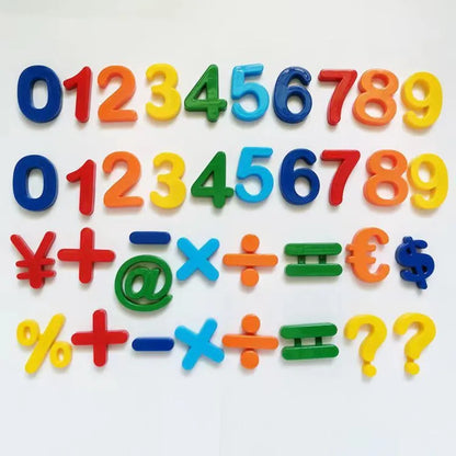 Aprendizaje magnético divertido: alfabeto, números y formas para niños