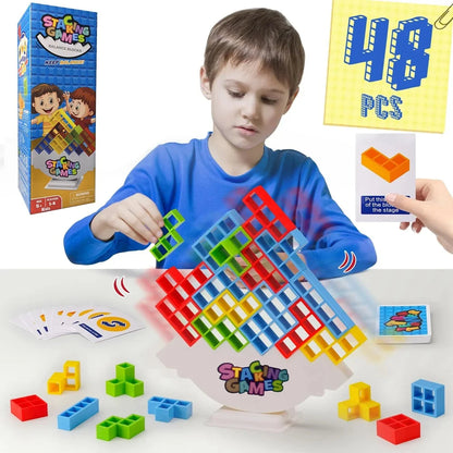 Tetra Tower Challenge: un juego de equilibrio con bloques