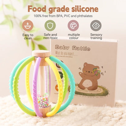 RainyRattle: Sensory Play & Teething Companion