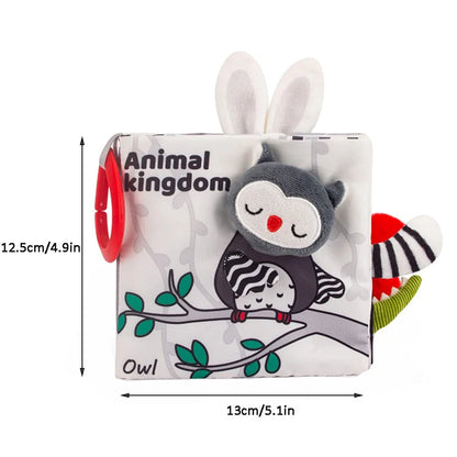 Touch &amp; Discover: Libro de tela en 3D de alto contraste para bebés