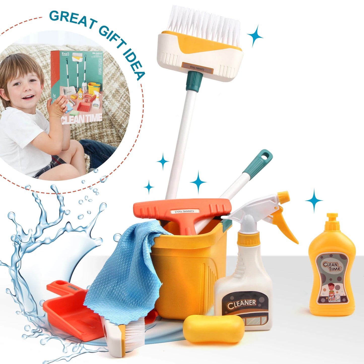 Magic Shine: divertido kit de limpieza para niños