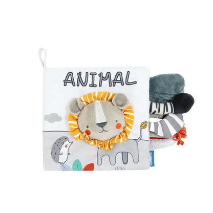 Touch &amp; Discover: Libro de tela en 3D de alto contraste para bebés