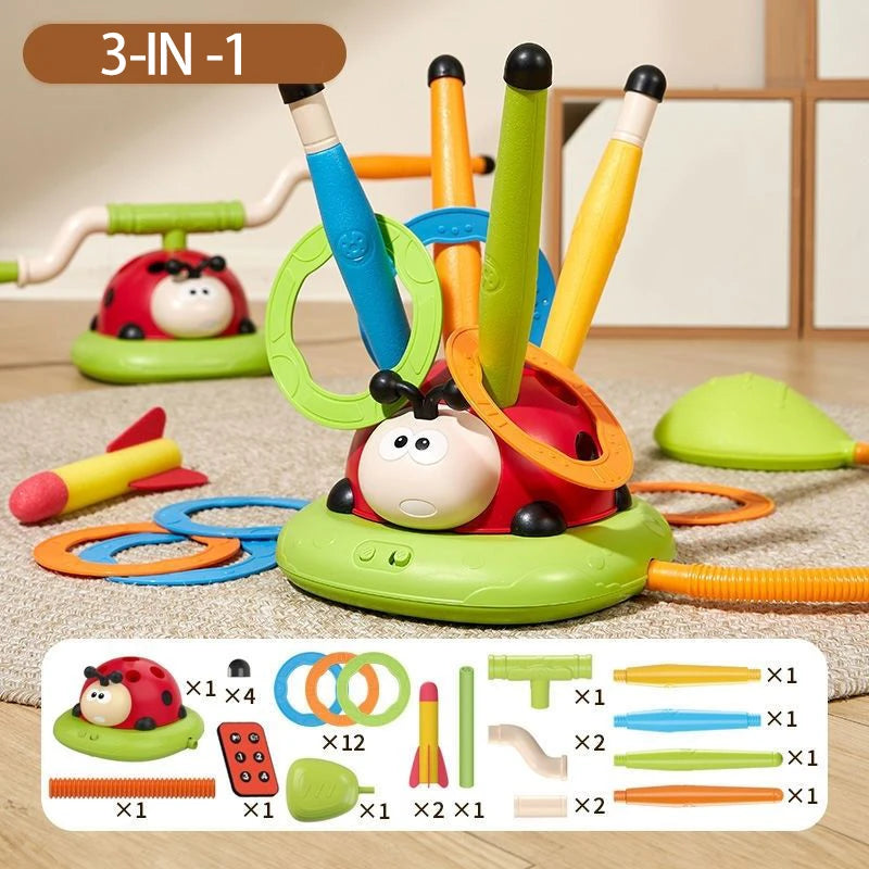 JumpBug: 3-in-1 Ladybug Sports & Play Set